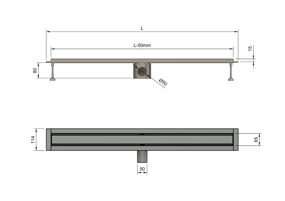 Žlab – ilustrační výkres 2